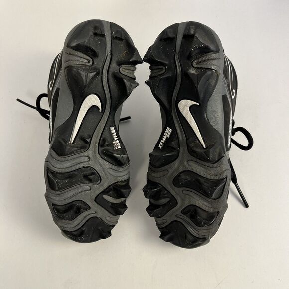 Nike Football Cleats Alpha Menace 3 Shark Youth Kids Size 11C Black - Picture 8 of 9